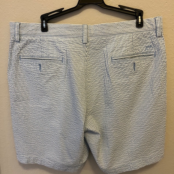 Southern Tide Men's Blue Seersucker Shorts, 34 - Picture 2 of 4